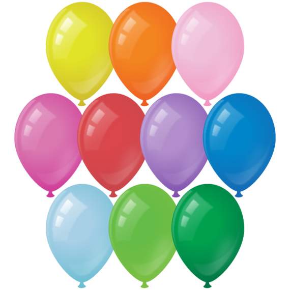 Воздушные шары,( 50шт/уп) 1шт., М12/30см, пастель, 10 цветов, ассорти,BL_16091,1101-0026