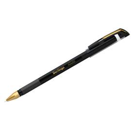 Ручка шариковая Berlingo "xGold" черная, 0,7мм, игольчатый стержень, грип,CBp_07501