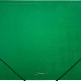 Папка на резинке 0,60мм жесткая зеленая, Lamark,TF0125-GN
