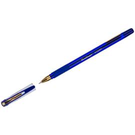 Ручка шариковая Berlingo "xGold" синяя, 0,7мм, игольчатый стержень, грип,CBp_07500