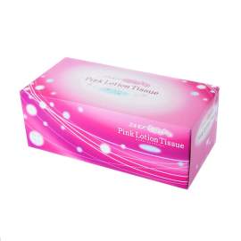 Салфетки "Kami Shodji" "ELLEMOI""Pink" бумажные розовые двухслойные с коэнзимом Q10 180шт