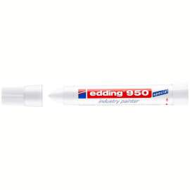 Маркер промышленный Edding "950" белый, 10мм (перманентная паста),E-950/49 / 35726
