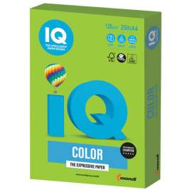 Бумага цветная IQ "Color intensive" А4, 120г/м2, 250л. (ярко-зеленая) MA42