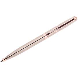 Ручка подарочная шариковая Delucci синяя, 1,0мм, корпус темно-серый/золото,поворот,CPs_11227
