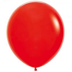 Воздушные шары М30/76см, красный/,Red, 1шт,015