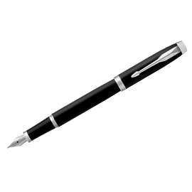 Ручка подарочная перьевая Parker "IM Essential Muted Black CT" черная, 0,8мм,2143637