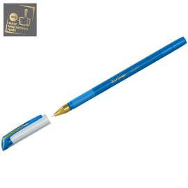 Ручка шариковая Berlingo "xGold" голубая, 0,7мм, игольчатый стержень, грип CBp_07506