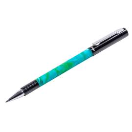 Ручка подарочная шариковая Berlingo "Fantasy" синяя, 0,7мм, корпус: бирюзовый акрил,CPs_70502