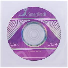 Диск CD-R 700Mb Smart Track 52x (бумажный конверт),ST000414