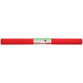 Бумага крепированная Greenwich Line, 50*250см, 32г/м2, красная, в рулоне,CR25004,СRi_34320