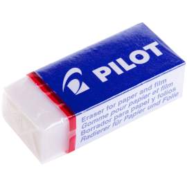 Ластик (стирательная резинка) Pilot, прямоугольный, винил, картонный футляр, 42*18*11мм,ЕЕ-101