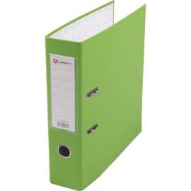 Папка-регистратор PP 80мм светло-зеленый, метал.окантовка/карман, Lamark,AF0600-LG,AF0600-LG1