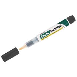 Маркер меловой MunHwa "Chalk Marker" черный, 3мм, спиртовая основа, пакет,CM-01