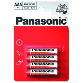 Батарейка Тип АА Panasonic ZINC Carbon 1шт(4 шт/блистер)