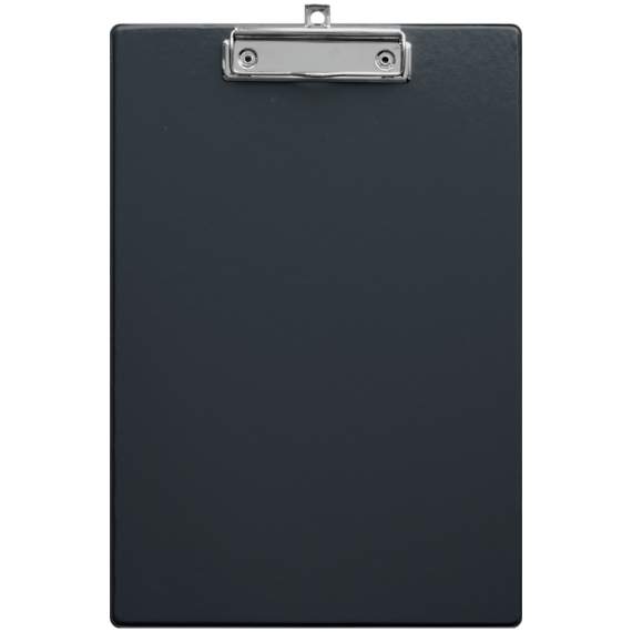 Планшет с зажимом OfficeSpace А4, ПВХ, черный, ПСЗ4_68946