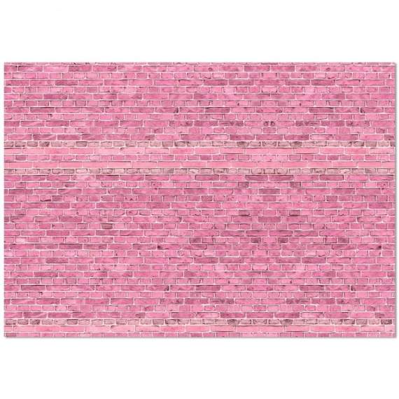 Фотофон «Розовые кирпичики», 70 х 100 см, бумага, 130 г/м,3006237