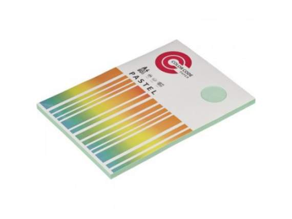 Бумага цветная ColorCode, А4, 80гр, А4, 100л. ( пастель зеленая), 473348