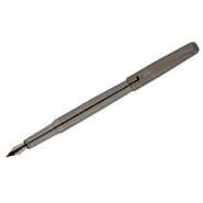 Ручка подарочная перьевая Delucci "Mistico", черная, 0,8мм, корпус оружейный металл,CPs_81420