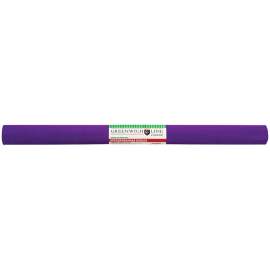 Бумага крепированная Greenwich Line, 50*250см, 32г/м2, фиолетовая, в рулоне,CR25042