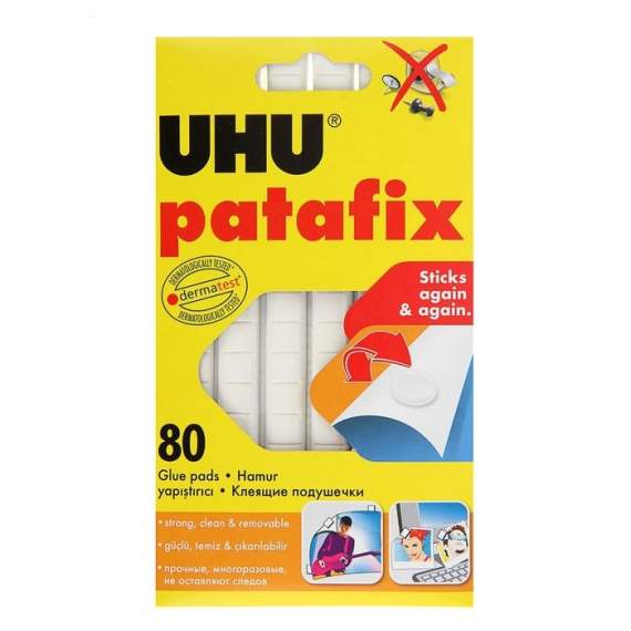 Клеящие подушечки UHU Patafic белые, 80шт.,1363319