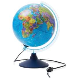 Глобус"День и ночь"с 2-ой картой-политич и звездн.неба Globen,25см,интеракт,подсвет+очки вирт.реал
