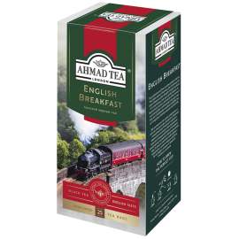 Чай Ahmad Tea "Английский завтрак", черный, 25 фольг. пакетиков по 2г,590i-012/590i-SRP