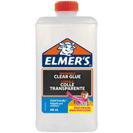 Клей канцелярский Elmers "Clear Glue", 946мл, для слаймов (7-8 слаймов),2077257