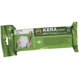 Масса для лепки керамическая Koh-I-Noor "KERAplast", белая, 1кг, вакуумный пакет, 013170600000RU