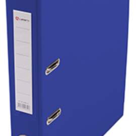 Папка-регистратор PP 50мм синий,металл.окантовка,карман,Lamark,0601-BL,AF0601-BL1