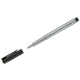 Ручка капиллярная Faber-Castell "Pitt Artist Pen Metallic" серебряный металлик, 1,5мм,167351