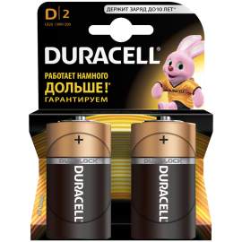 Батарейка Duracell Basic D (LR20) алкалиновая,1шт., 2BL,5000394052512