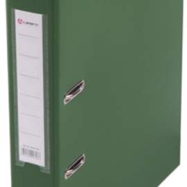 Папка-регистратор PP 50мм зеленый, металл.окантовка, карман, Lamark,AF0601-GN,AF0601-GN1