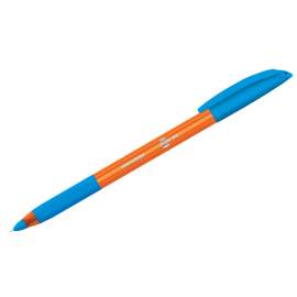 Ручка шариковая Berlingo "Skyline", светло-синяя, 0,7мм, игольчатый стержень, грип,CBp_07130