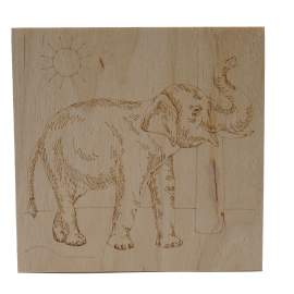 Доска для выжигания "Слон",1шт,12-0925