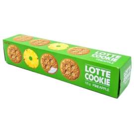 Печенье LOTTE со вкусом ананаса Cookie Sand Pineapple 105г