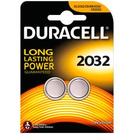 Батарейка Duracell CR2032 3V литиевая,1 шт.,(2шт/уп) 0052002043