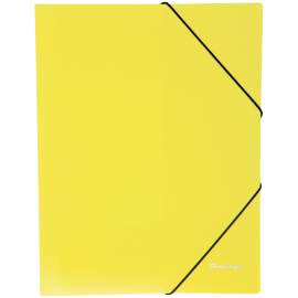 Папка на резинке Berlingo "Neon" А4, 500мкм, неоновая желтая	,ANp_01803