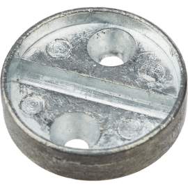 Плашка металлическая на 1 печать, диаметр 29 мм, 2шт/уп, дюраль,333685