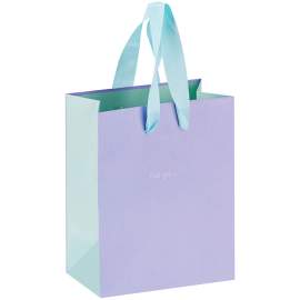 Пакет подарочный 26*32*12см MESHU "Duotone. Lavender", отд. фольгой, матовая ламин,YPl_32620