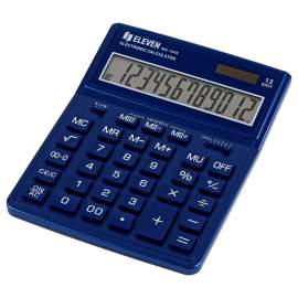 Калькулятор настольный Eleven SDC-444X-NV,12 разр,двойн питание,155*204*33мм,темно-син,SDC-444X-NV