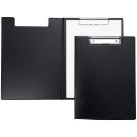 Папка-планшет с зажимом Berlingo А4, пластик, черный,APp_04301