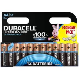 Батарейка Duracell UltraPower AA (LR06) алкалиновая 1шт,12BL,5000394063679